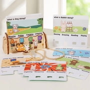 Decryption Tabletop Puzzle Game Word Logic Challenge Educational Board Game Vocabulary Builder, Brain Teaser Interactive Puzzle Set, for Family Game Night Party Classroom Travel Gift