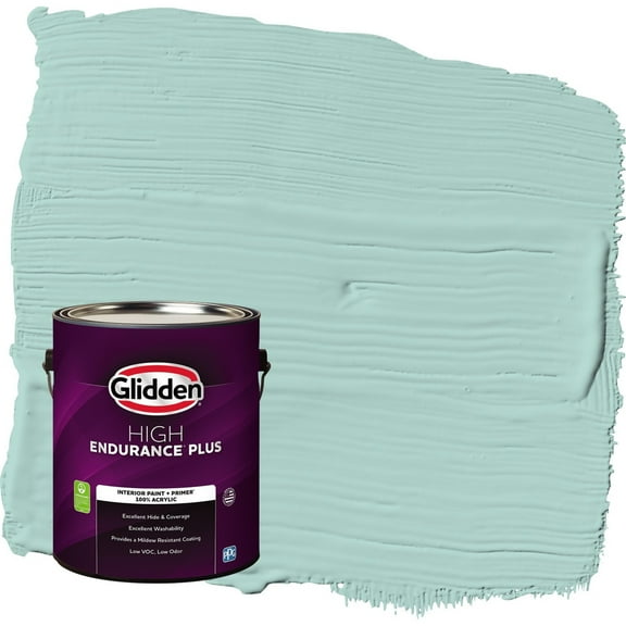 Glidden HEP Cassiopeia / Green Eggshell Interior Paint with Primer, 1 Gallon