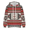 thumbnail image 1 of Sudadera de manga larga con capucha y estampado 3D de vaquero occidental de moda informal para hombre Pompotops  oipoqjl38881, 1 of 4
