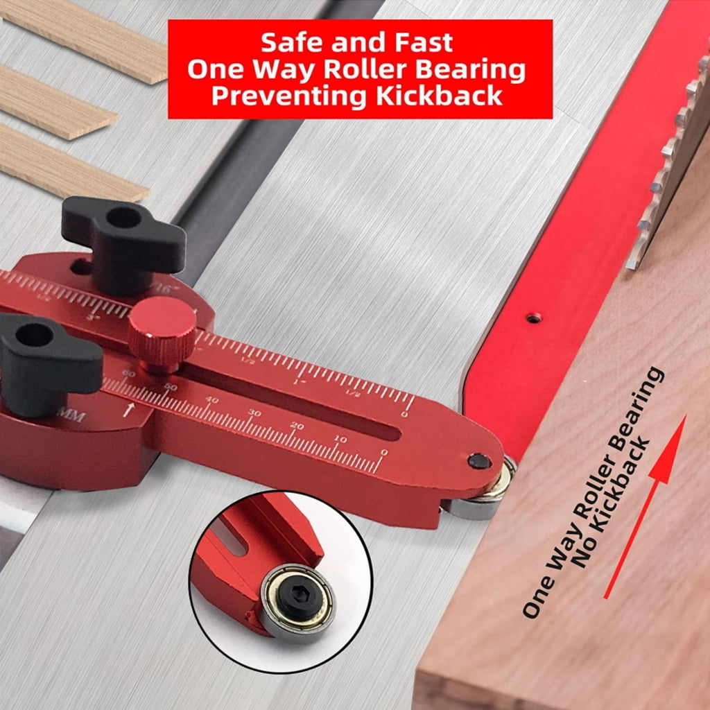 Extended Thin Rips Jig Table Sawing Guide for Precise Narrow Strips Cut for Various Woodworking Sawing