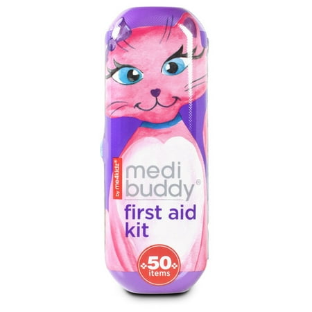 Me4kidz Medibuddy On The Go First Aid Kit, Pink Cat