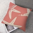 thumbnail image 7 of Orange Starfish Pillow Covers  Coastal Throw Pillows Summer Nautical Ocean Theme Decorations Beach Pillowcase  Outdoor Decor Farmhouse Cushion Case for Couch Sofa Bed, 7 of 7