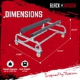 thumbnail image 3 of Black Widow Personal Watercraft Dolly for Jet Skis, Jon Boats and Inflatables, 3 of 9