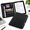 Black-Non-Customized, variant on Pink Non-Customized Leather 3 Ring Zipper Portfolio Binder, A4 Letter Document Organizer for 13 Inch Laptops