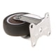 thumbnail image 3 of Rueda giratoria de goma resistente para muebles con ruedas, fija industrial 2 pulgadas, 3 of 7
