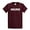 Maroon, variant on Funny Short Sleeve T-shirt Hard Work Must Have Killed Someone-Black-Medium