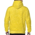 thumbnail image 3 of Bingfone Yellow Glitter Men's Drawstring Hoodie Long Sleeve Pocket Sweatshirts-4X-Large, 3 of 6