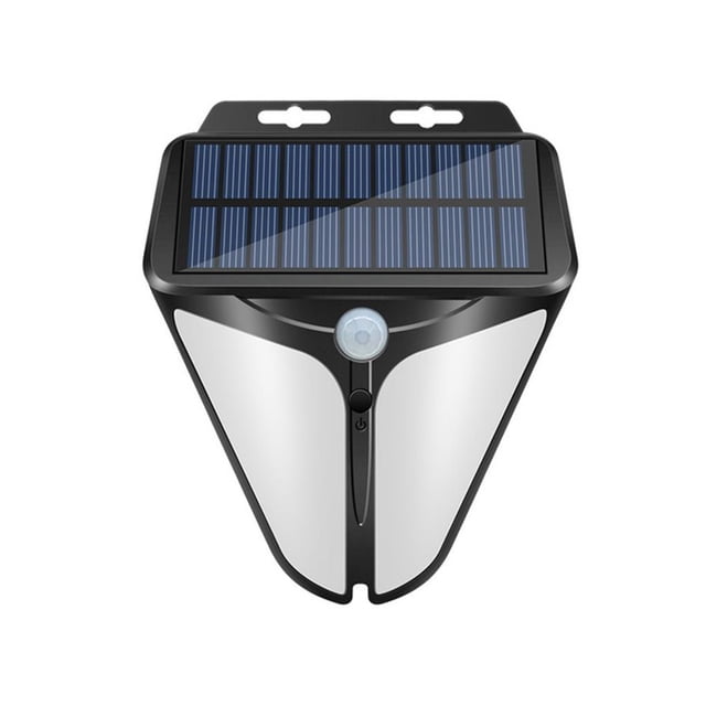 Inteprter Luz de pared solar de doble ojo Luz de calle al aire libre de luz de ojo de águila de inducción de cuerpo humano Iluminación y accesorios Inteprter HA020549-00