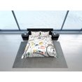 thumbnail image 4 of Cars Roads Train Rails Juego de Funda Nórdica Infantil Colcha, Ropa de Cama para Niños con, 4 of 4