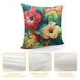 thumbnail image 4 of COMIO Farmhouse Decorative Outdoor Throw Pillow Covers for Couch Sofa Bed Hawaiian Tropical Plants Palm Leaf Pillow Cover Modern Decor Pillow Case White, 4 of 5