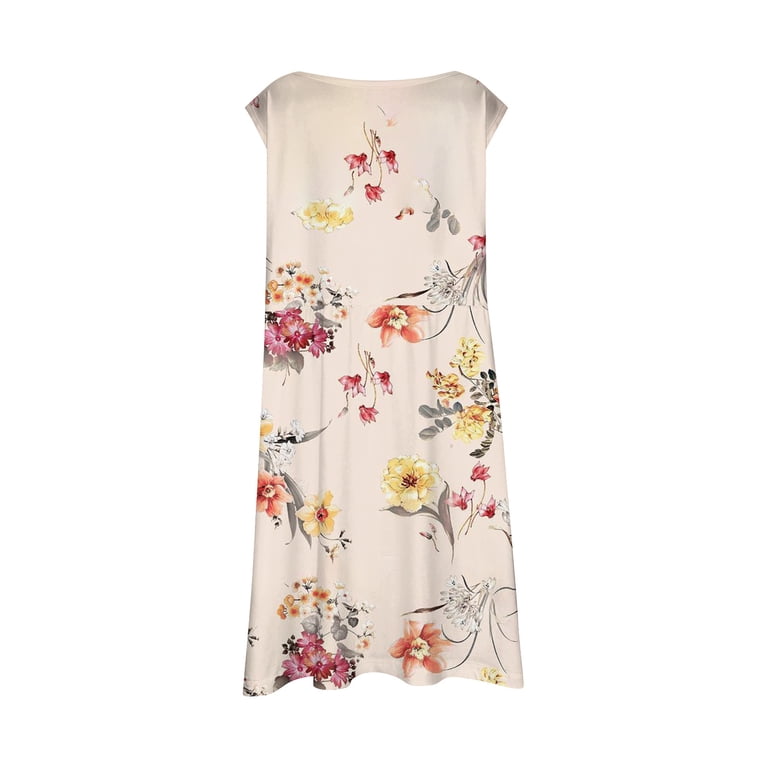 LUOGENLI Graduation Dresses For Girls 5Th Grade Girls Fashion Cute Spring  And Summer Printed Round Neck Sleeveless Casual Dress Girls Dresses 10-12  Casual Summer Dresses For Girls 6-7 7-8 - Walmart.com