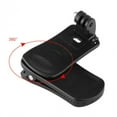 thumbnail image 3 of Action Camera Backpack Mount Clip 360° Rotation, Black, Enhances Shooting Sports Activities, 3 of 10