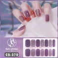 thumbnail image 3 of 14Tips DIY NAil Art Making Simple Self-Adhesive Foil Glittering French Manicure Decal Gel Nail Polish Strips Gel Nail Stickers Gel Full Nail Wraps Nail Art Stickers DARK GREEN, 3 of 8