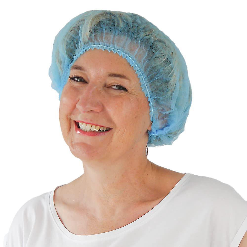 Lot De 100 Bonnets Cheveux Jetables Multifonctionnels - Protection Anti-Poussière Non-Tissé Respirant, Confortable Taille Unique - Charlotte Jetable Rose