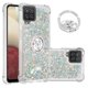 thumbnail image 1 of Funda para Samsung Galaxy A12 con Brillo Líquido Flotante, Purpurina, Parachoques y Anillo Giratorio Soporte, 1 of 5