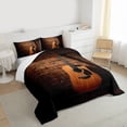 thumbnail image 3 of jejeloiu Music Guitar Twin Comforter Sets,Musical Instrument Theme Bedding Set For Girls Boys 2pcs, 3 of 8