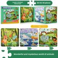 thumbnail image 1 of Interactive Magnetic Puzzle Book for 4-6 Year Olds: Foldable Animal World Learning Toy with Durable Design, Educational & Cognitive Skill-Building Tool for Kindergarten Boys and Girls – Engaging, 1 of 6