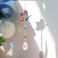 thumbnail image 3 of Cuadros Decorativos DIY 5D Diamond Painting Rainbow Maker Wind Chime Light Catcher (Mariposa) DQrwqpou Nuevos Originales, 3 of 6