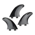 thumbnail image 2 of Juego de tres aletas, 3 piezas de aletas para tabla de surf, aletas de PVC para tabla de surf, aletas de surf diseñadas a medida, 2 of 14