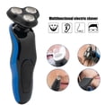 thumbnail image 2 of Afeitadora eléctrica para hombres Afeitadora húmeda y seca Afeitadora eléctrica Recortadora de barba impermeable, 2 of 7