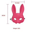 thumbnail image 5 of Sexy Rabbit Girl PU Leather Mask - Perfect compatible Halloween, Easter and Carnival Party Celebrations, 5 of 5