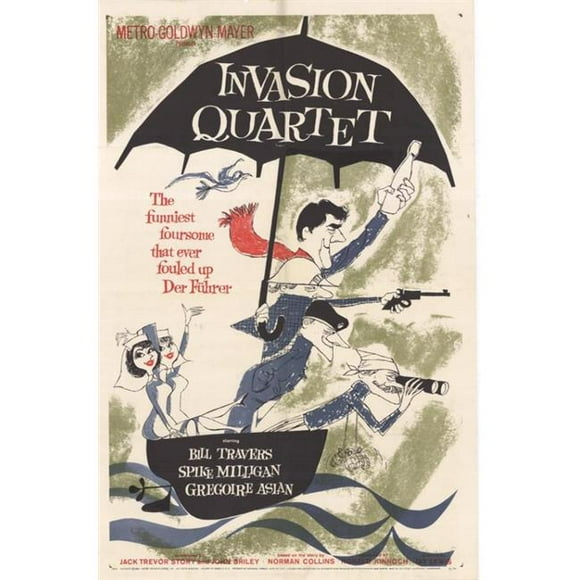 Posterazzi MOVGF4898 Invasion Quartet Movie Poster - 27 x 40 in.