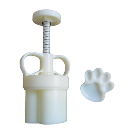 

GENEMA Plastic Mooncake Mold 50g Cat Paw Stamp Cookie Cutter Mould Hand Pressure Baking Accessories Mid-Autumn Festival