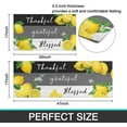 thumbnail image 2 of Lemon Kitchen Mat Set of 2,Spring Summer Lemon Colorful Kitchen Rugs and Mats Non Skid Washable,Farmhouse Kitchen Runner Rugs with Rubber Backing (17"x48"+17"x30"), 2 of 6