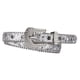 thumbnail image 1 of Cinturón de mujer con diamantes de imitación y hebilla de metal moderno, brillante, decorativo, Y2K. Plata, 1 of 9