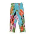 thumbnail image 4 of Balery Tropical Jungle Flamingo print Women's Pajama Pants,Ultra Lightweight Pjs,Lounge Pant-XX-Large, 4 of 9
