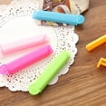 thumbnail image 3 of Youkk 10pcs Sealing Clip Plastic Food Bag Sealing Clamp Portable Kitchen Snack Sealer Color Random, 3 of 9