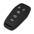 thumbnail image 1 of Funda para llavero compatible con Ford Fusion 2013-2016, 5 botones, suave TPU, color negro, carcasa protectora para llavero inteligente sin llave, 1 of 1