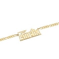 thumbnail image 2 of Custom Name Necklace Personalized Initial Necklaces,Gold, 2 of 3