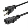 StarTech.com 10ft (3m) Computer Power Cord, NEMA 5-15P to C13, 10A 125V, 18AWG, Black Replacement AC Power Cord, Printer Power Cord, PC Power Supply Cable, Monitor Power Cable - UL Listed