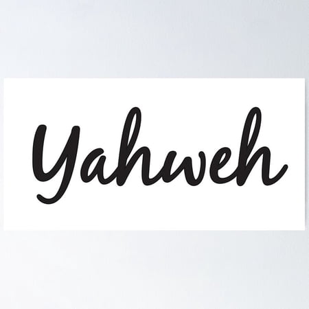 Poster Yahweh Poster - No Framed, Vintage Wall Art, Hot Trend!, Poster Only
