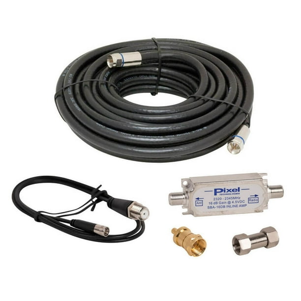 SiriusXM Satellite Radio 100 Foot Antenna Extension Cable Kit Walmart