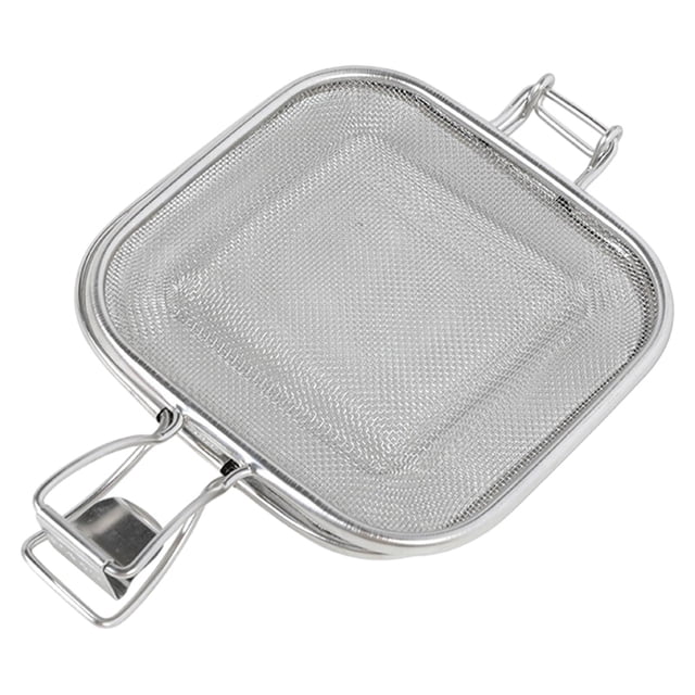 Cesta para parrilla de sándwich, parrilla para parrilla, resistente al óxido, antiadherente, portátil, accesorios para parrilla al aire libre, cesta p