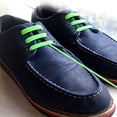 thumbnail image 3 of Cordones elásticos de silicona jinwen para zapatos deportivos Verde Paquete de 12, 3 of 3