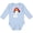 AE-Light Blue, variant on Inktastic Fireman Dog, Cute Dog, Puppy, Doggo, Dalmatian Boys or Girls Long Sleeve Baby Bodysuit