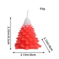 thumbnail image 3 of Puntoco Vela Creativa Para Árbol De Navidad, Regalo De Navidad, Vela Perfumada De Cedro, Decoración Navideña Roja, Decoración Del Hogar, 3 of 4