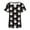 Black, variant on QATAINLAV Easter Scrub Tops Women Funny Rabbit Egg Graphic Short Sleeve V Neck Uniform Shirt Loose Work Blouse with Pockets Sales of Today Black L