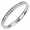 silver, variant on Women’s Stainless Steel Stackable Ring for Women, Thin Band with Clear Accent Stones, Size 4-7, Daily Wear Promise Ring, Birthday Anniversary Valentine Gift for Her