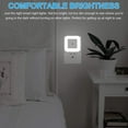 thumbnail image 3 of LED Night Lights with Smart Sensor, Self Dimming Light Dusk to Dawn, Smart Wall Night Lamp ,Compact Night Light, 0.5W Plug in Out Nightlight, Cool White, 6-Pack, 3 of 7