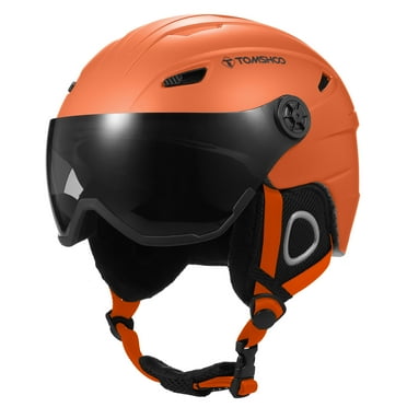 Ski Helmet Snowboard Helmet Outdoor Snow Sport Helmet with Goggles Removable Liner and Ear Pads