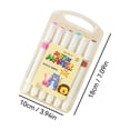 thumbnail image 2 of Lzobxe 12 Pack Marker Pens Set, Portable Multicolor Pens for Drawing, Doodling, Outdoor Sketching, Professional Artistic Supplies, 2 of 8