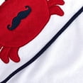 thumbnail image 5 of Hudson Baby Infant Boy Cotton Animal Face Hooded Towel, Mr Crab, One Size, 5 of 5