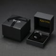 thumbnail image 3 of King Will Basic Men's 10mm Brushed Tungsten Carbide Wedding Band Black Pipe Cut Ring Matte Finish Polished Edge Comfort Fit Size 14, 3 of 7