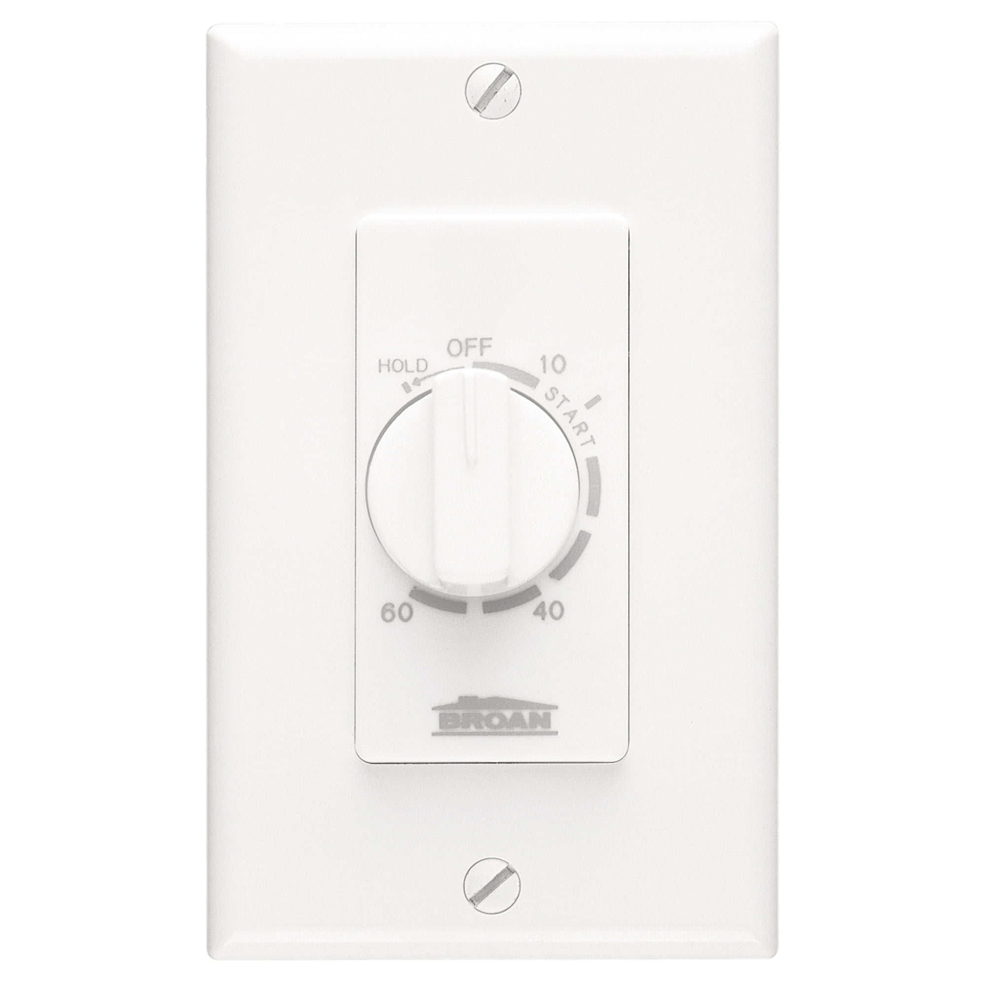 Broan P59W White 60 Minute Fan Control Timer Switch