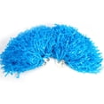 thumbnail image 1 of Agregue espíritu a su accesorio de disfraz Pompones de animadora azules para eventos deportivos y fiestas, 1 of 3