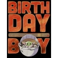 thumbnail image 2 of Boy's Star Wars: The Mandalorian Birthday Grogu  Graphic Tee Black Small, 2 of 5
